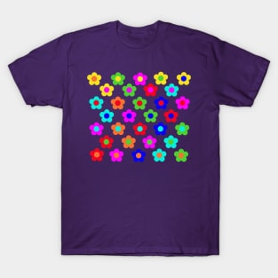 Colorful  bib flower pattern design! T-Shirt